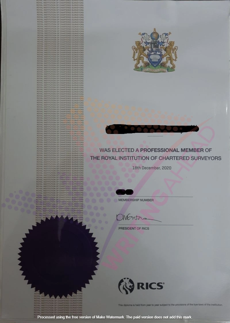 MRICS Outcomes Letter