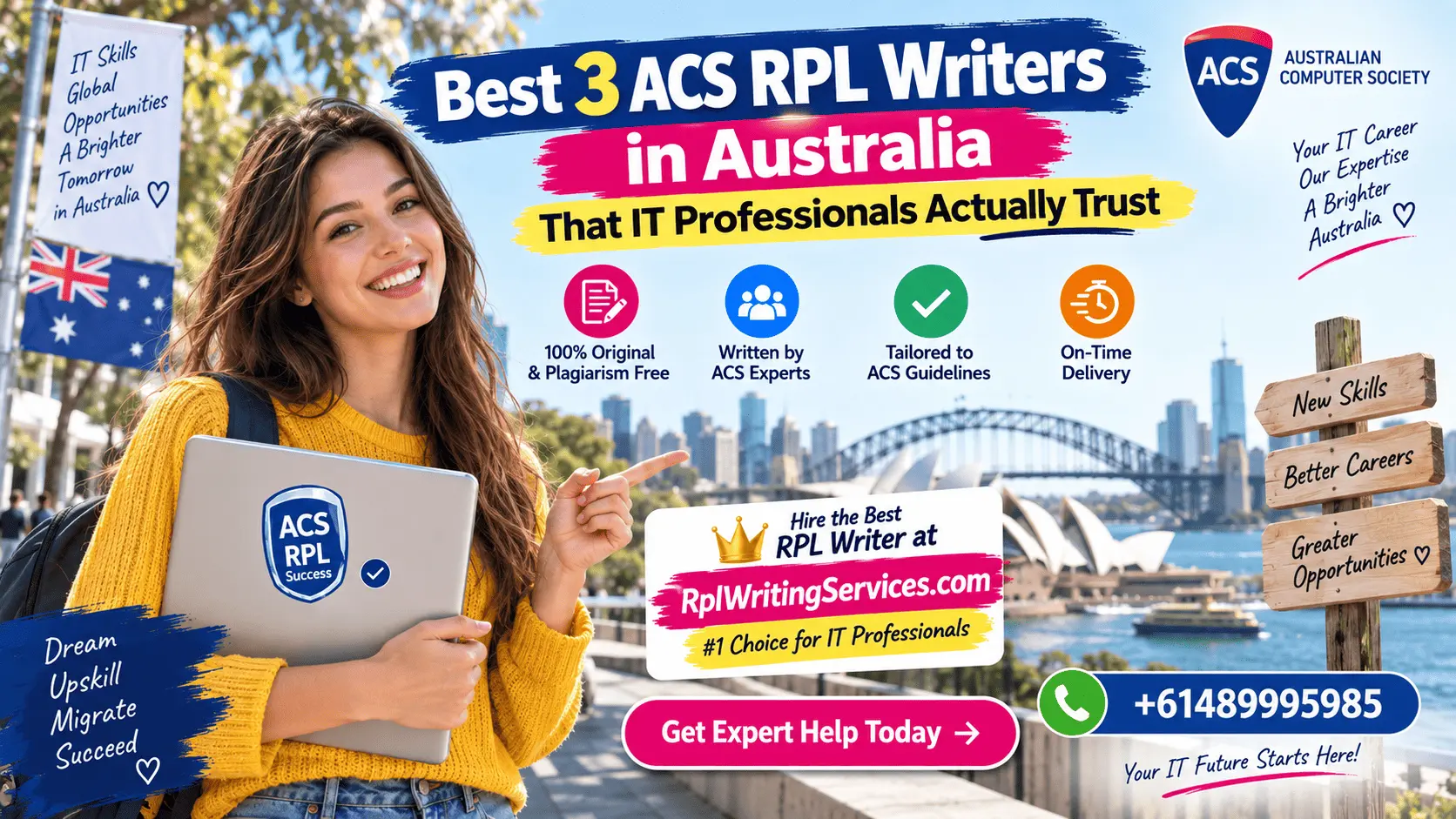 ACS RPL Writers in Australia: Best 3 Websites