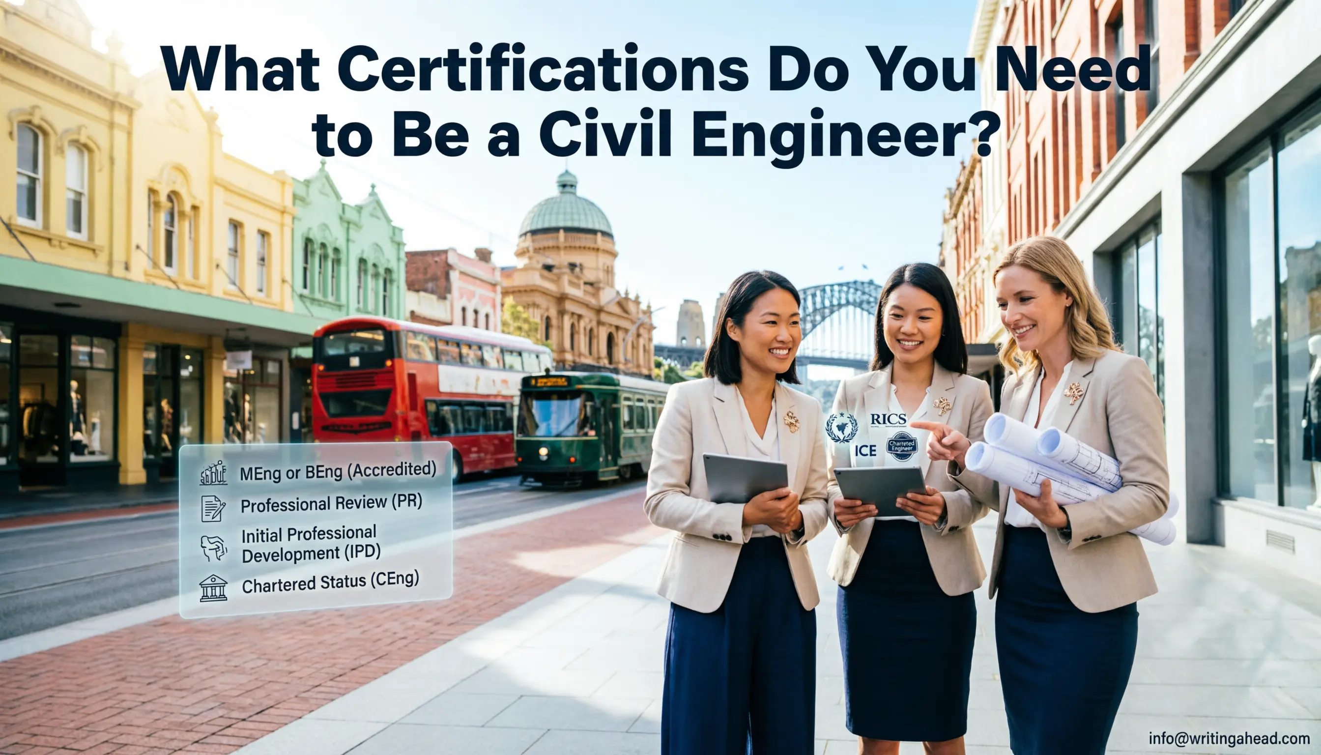 Top Certifications Required for Civil Engineers in 2026